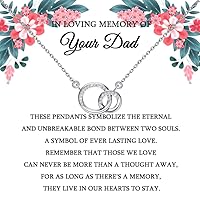 TGBJE Memorial Gifts In Loving Memory Of Your Dad Gift Loss of Dad Gift Father Condolence Gift Grieving Gift Mourning Gift
