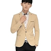 Men's Blazer Notch Lapel Tuxedo Jacket One Button Party Wedding Coat