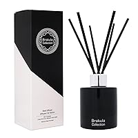 Reed Diffuser Set - Clean Linen Scented Diffuser for Bathroom Shelf Decor, Home Fragrance with 6 Sticks, 118ml