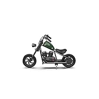 HYPER GOGO Cruiser 12 - Kid's Motorbike (Green), Large