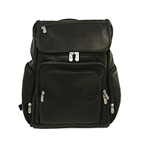 Multi-Pocket Laptop Backpack, Black, One Size