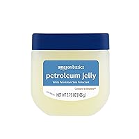 Petroleum Jelly White Petrolatum Skin Protectant, Unscented, 3.75 Ounce, 1-Pack (Previously Solimo)