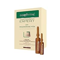Kit Serum for Hair Regeneration, Stimulates Hair Growth, Hydrates and Prevents Hair Loss, 20 ampoules: 10×10ml and 10×5ml, GEROVITAL TRATAMENT EXPERT
