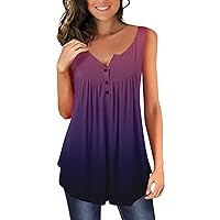 Popular Summer Short Sleeve T Shirts Womens Prom Plus Size Comfy Henley Top for Women Thin Flairy Softest