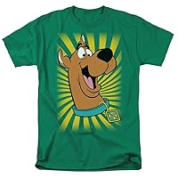 Scooby-Doo Burst Cartoon T Shirt & Stickers (Large)
