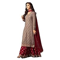 Women's Wear Plus Size Salwar Kameez Plazzo Dress Designer Indian Ethnic Party Shalwar Kameez Plazo Suits