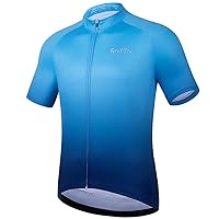 Pinnacle Mens Race Cycling Jersey Short Sleeve Full Zip Training Fitness Gym Top 