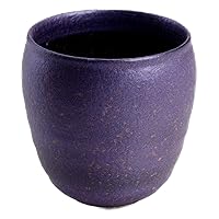 CtoC JAPAN Shochu Cup (Purple), Multi, Diameter 3.5 x 3.5 inches (9 x 9 cm), 12.4 fl oz (370 cc), Moonlight Pottery Kiln Arita Ware Made in Japan
