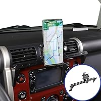 Fit for Toyota FJ Cruiser 2007-2021 Multifunctional Car Phone Mount, Dash Panel Track Cell Phone Holder for Car Dashboard Air Vent, Handsfree Dash Phone Stand, Black