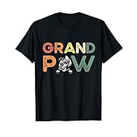 English Setter Dog Grandpa Shirt With Dog Names Father's Day T-Shirt