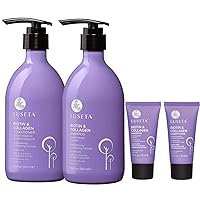 Luseta Biotin Shampoo and Conditioner and Travel Kit for Hair Growth,Hair Thickening Treatment for Men and Women