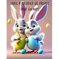 Livre à colorier de pâques pour enfants (French Edition)