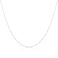 jewellerybox Sterling Silver Singapore Chain 16