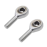 Othmro 2Pcs SAL10T/K Rod End Ball Bearing Bearing Steel Self-Lubricating Rod End Joint Bearing 10mm Male M10 Thread Connector Joint Bearing Right Hand Rod End Bearing CNC Equipment with Jam Nut