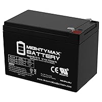 Mighty Max Battery ML15-12 - 12 Volt 15 AH, F2 Terminal, Rechargeable SLA AGM Battery