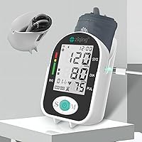 Blood Pressure Monitor Upper Arm Automatic Digital High Blood Pressure Machine Kit for Home Use with BP Monitor Cuff（9