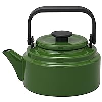 Noda Horo Amkettle AM - 4.2 lbs (2.0 L), Induction Compatible, Green, Made in Japan - 44.1 lbs (20 kg)