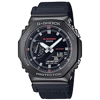 Casio Men Analogue-Digital Quartz Watch with Fabric Strap GM-2100CB-1AER
