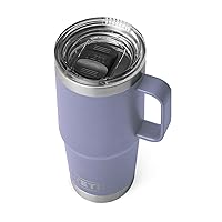 Rambler 20 oz Travel Mug, Stainless Steel, Vacuum Insulated with Stronghold Lid, Cosmic Lilac