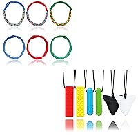 Chew Necklaces for Sensory Kids 12 Pack
