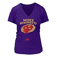 Mom's Spaghetti #337 - A Nice Funny Humor Women's V-Neck T-Shirt