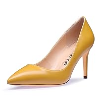 Castamere High Heels Womens Pointed-Toe Slip-on Pumps 8.5CM Stiletto Heel Shoes