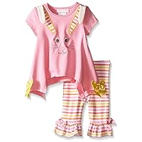 Bonnie Baby Baby Girls' Two Piece Knit Playwear Set