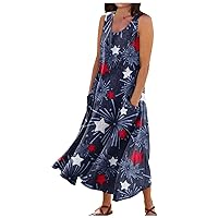 Summer Dress for Women Long Light Short Batwing Sleeve Swing Sundress Cut Out Split Tiered Floral Maxi Dress