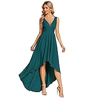 Ever-Pretty Women's V-Neck Floor-Length Sleeveless High Low A-Line Formal Dresses 01750