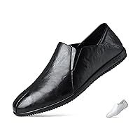Men's Loafers Slip On Casual Lazy Flat Penny Shoes Lightweight Business Soft Walking Driving Shoes