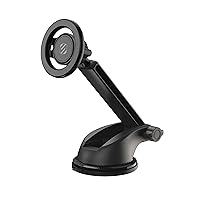 Scosche MagicMount SMSWDEX MagSafe Car Mount, Magnetic Phone Holder for Car Windshield/Dashboard, Suction Cup Phone Mount Compatible w/iPhone 15/14/13/12/Pro/Max/Plus/Mini/Mag Safe Accessories