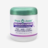 PhysAssist - Oncology Body Cream with Botanicals, 6 oz. Soothing and Hydrating to Stressed Skin. Made with Oils of Lavender, Calendula, and Peppermint. Non-Irritant, Clinically Tested.
