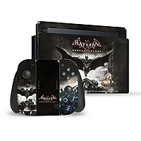 Officially Licensed Batman Arkham Knight Key Art Graphics Vinyl Sticker Gaming Skin Decal Cover Compatible with Nintendo Switch Console & Dock & Joy-Con Controller Bundle