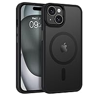 BENTOBEN iPhone 15 Plus Case, Case iPhone 15 Plus Magnetic Case Compatible with MagSafe Translucent Matte Slim Shockproof Anti-Fingerprint Anti-Scratch Protective Case for iPhone 15 Plus 6.7’’ Black