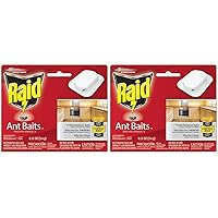 Raid Ant Killer Baits, for Household Use, Kills The Colony, Kills Ants for 3 Months, Child Resistant, 4 Count (Pack of 2)