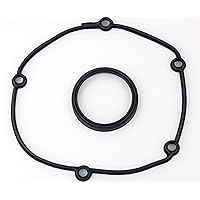 Engine Upper Timing Chain Cover Gasket be Made of ACM Material Compatiable with VW Beetle CC Eos Golf GTI Jetta Passat Tiguan Audi A3 A4 A5 A6 Allroad Q3 Q5 TT 06H103269C, 06H103269G, 06H103269H