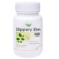 Senta Nutraceuticals Slippery Elm 400mg 60 Veg Capsules, Dietary Supplement to Strengthen Immune System, Nutritional Supplement, multivitamins, Vitamin for Men, Women and Adults, Health Supplements