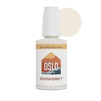 Touch Up Paint, Off White (Snowdrift), 1oz, Matte, w/brush in bottle, Quick drying, for Home repairs, Kitchen Cabinets