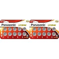 Panasonic CR2032 3.0 Volt Long Lasting Lithium Coin Cell Batteries in Child Resistant, 10 Pack & Lasting Lithium Coin Cell Batteries in Child Resistant, Standards Based Packaging, 10 Pack