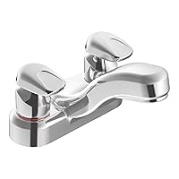 Moen 8886 M-Press Two Handle 4-Inch Centerset Metering Bathroom Faucet, 0.5, Chrome