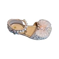 Dance Shoes for Girls Toddler Wedding Party Dress Sandals Kids Baby Party Wedding Anti-slip Adjustable Slippers Sandals