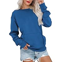 Oversized Sweatshirt for Women, Women's Casual Crew Neck Sweatshirt Loose Fit Long Sleeve Pullover Tops