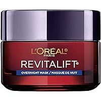L'Oreal Paris Revitalift Triple Power Anti-Aging Overnight Mask, Pro Retinol, Hyaluronic Acid & Vitamin C, Reduce Wrinkles 1.7 Oz