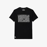 Lacoste Men's Short Sleeve Regular Fit Sports Performance Graphic Tee Shirt