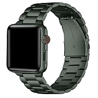 Libra Gemini Metal Strap Compatible with Apple Watch 42mm 44mm Stainless Steel Replacement Strap for Apple Watch Series 4/3/2/1, Almandite Garnet