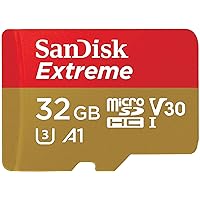 SanDisk 32GB Extreme for Mobile Gaming microSD UHS-I Card - C10, U3, V30, 4K, A1, Micro SD - SDSQXAF-032G-GN6GN