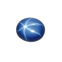 9.00 Carat Blue Star Sapphire Oval Shape Genuine Loose Gemstone BP-560