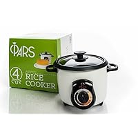 Pars Automatic Persian Rice Cooker - Tahdig Rice Maker Perfect Rice Crust, 4 Cup