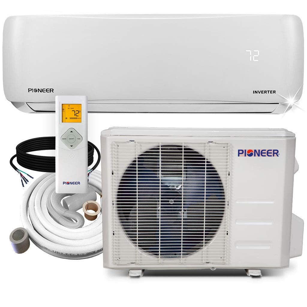 Pioneer Air Conditioner WYS009G-19 Wall Mount Ductless Inverter+ Mini Split Heat Pump, 9000 BTU-208/230 V