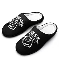 I Like Naps Sloth Men's Home Slippers Warm House Shoes Anti-Skid Rubber Sole for Home Spa Travel